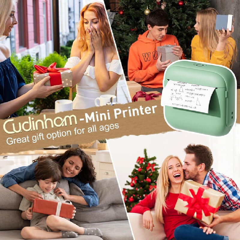 ミニポケットBluetoothインクレスサーマルプリンターH - Mini Pocket Thermal Printer Paper Roll のレビューと価格