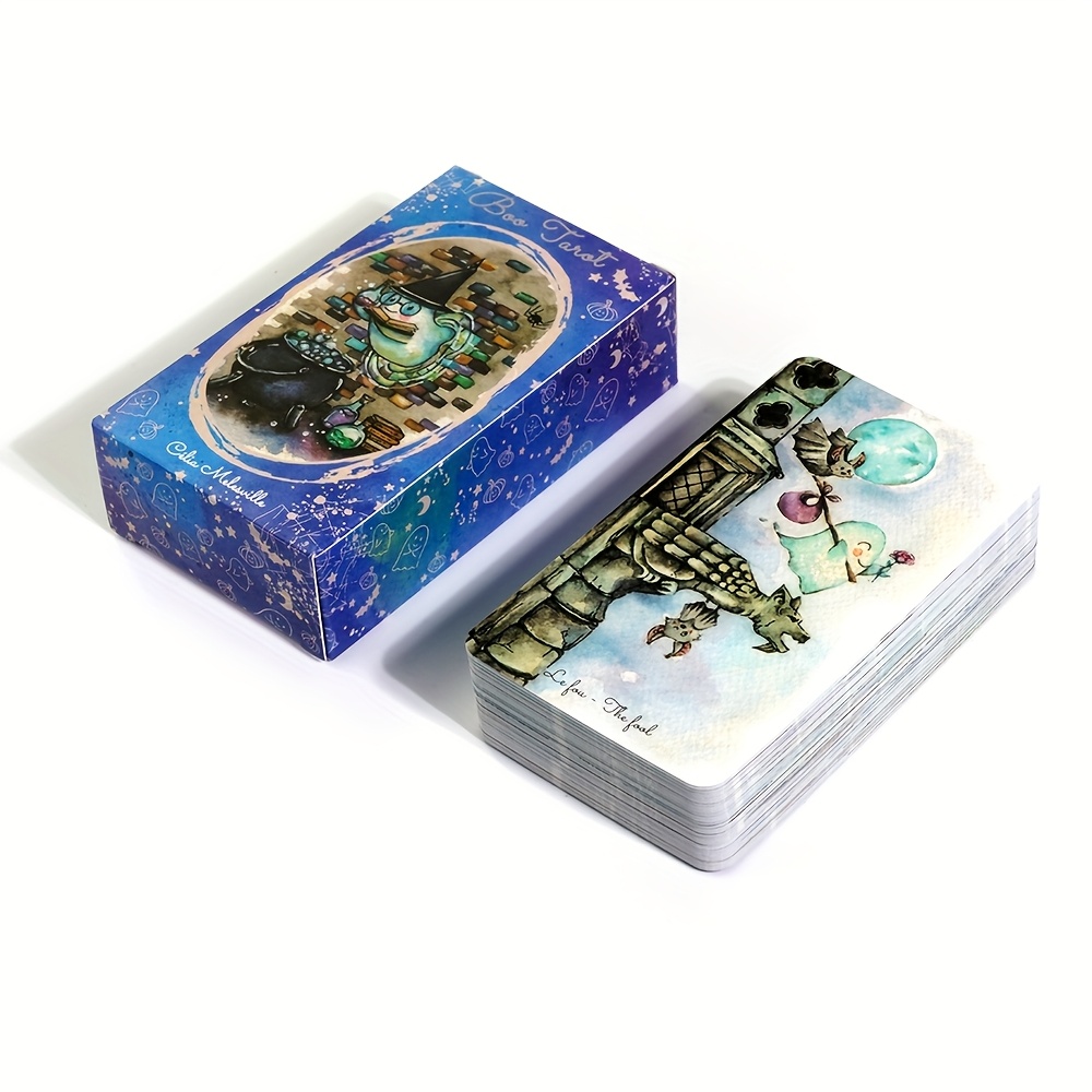 ブー タロット デッキ ゴースト ゴースト リーディング カ - Tarot Deck With Guidebook のレビューと価格