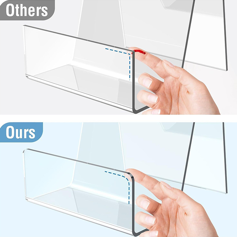 雑誌ディスプレイスタンドコミックブックディスプレイアクリルブ - Clear Acrylic Book Stand Holder のレビューと価格