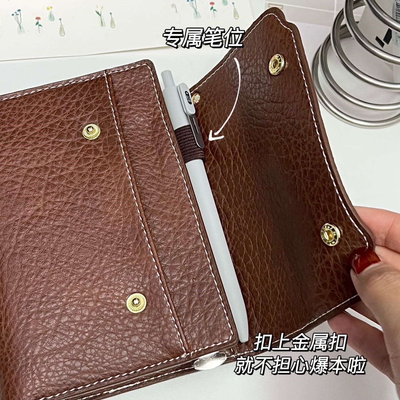 A7 三つ折り ワンサイズ レトロ ソフトレザー ブラウン  - Vintage Leather Journal Notebook のレビューと価格