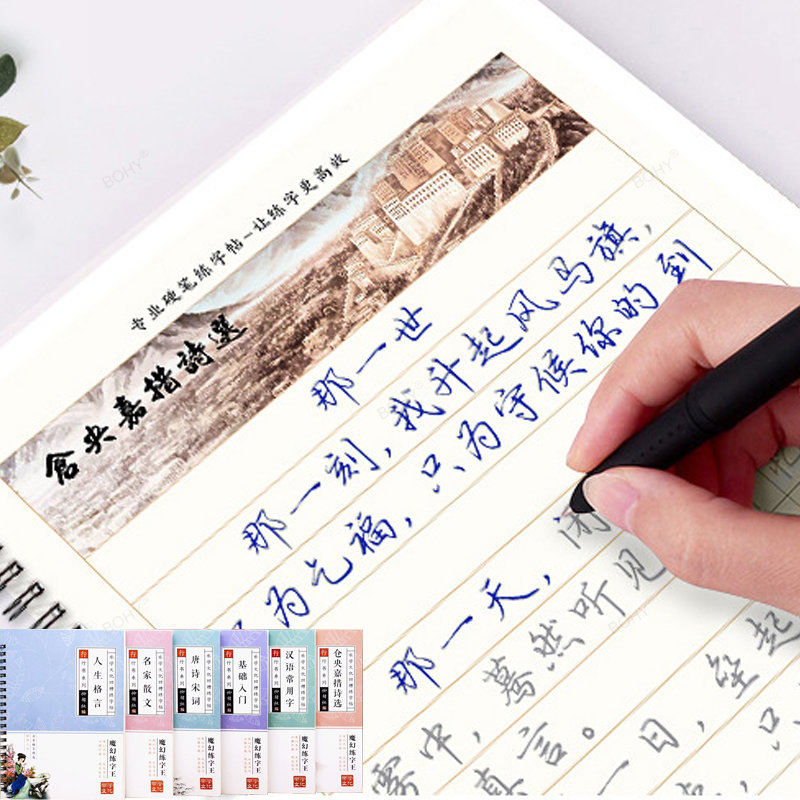 中国文字ペン書道練習小実行通常スクリプト中国書道コピーブック - Chinese Calligraphy Practice Book のレビューと価格