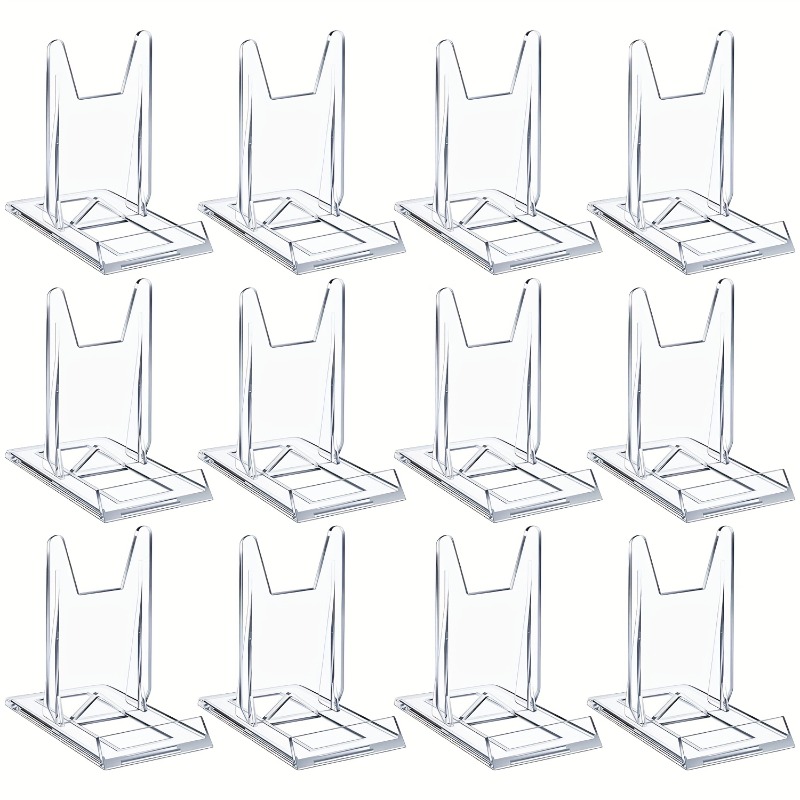 12 個 5/透明アクリルディスプレイスタンド小型調節可能な - Clear Acrylic Book Stand Holder のレビューと価格