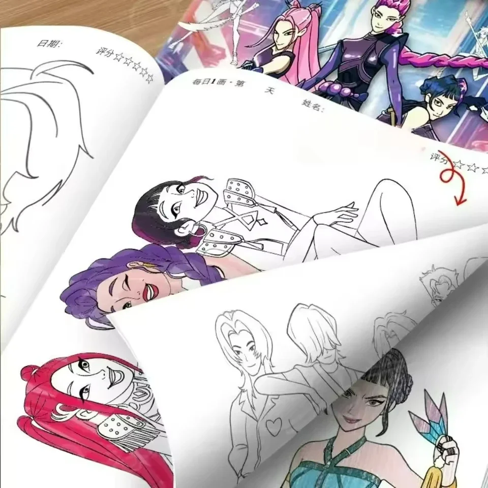 アニメガールズ ルミ ミラ ゾイ ハンターズ テーマ カラー - Adult Coloring Book Stress Relief のレビューと価格